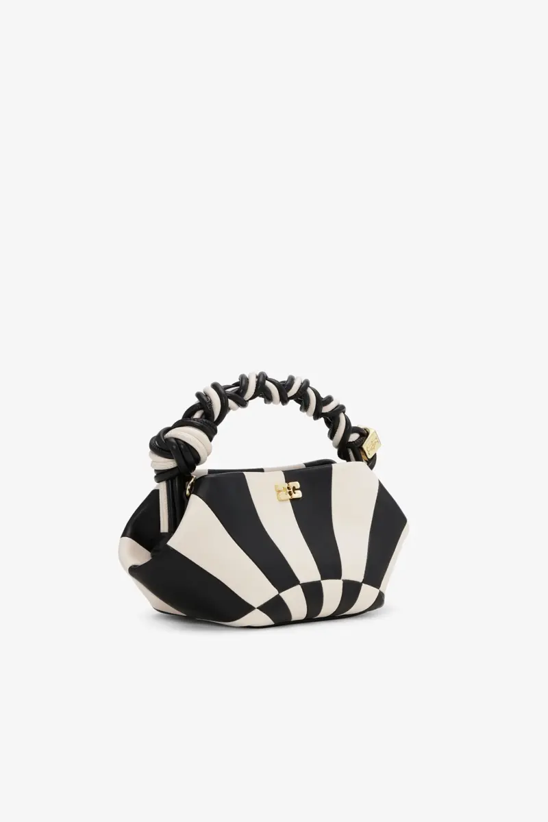 Black and White Mini GANNI Bou Bag
