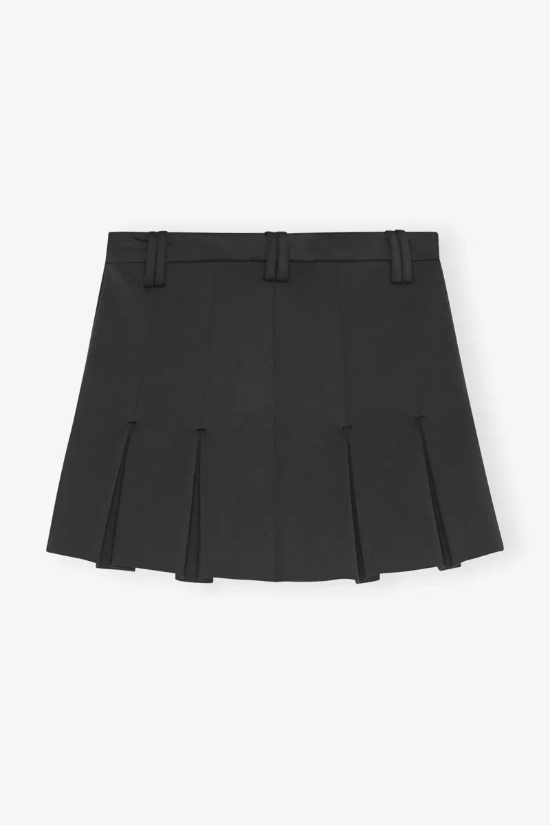 Black Pleated Mini Skirt Black Pleated Mini Skirt