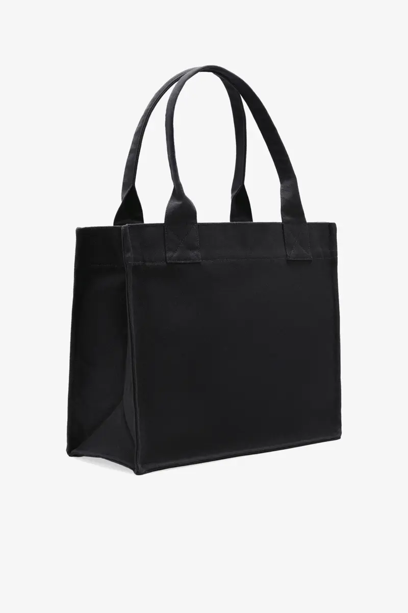 Black Puppy Large Tote