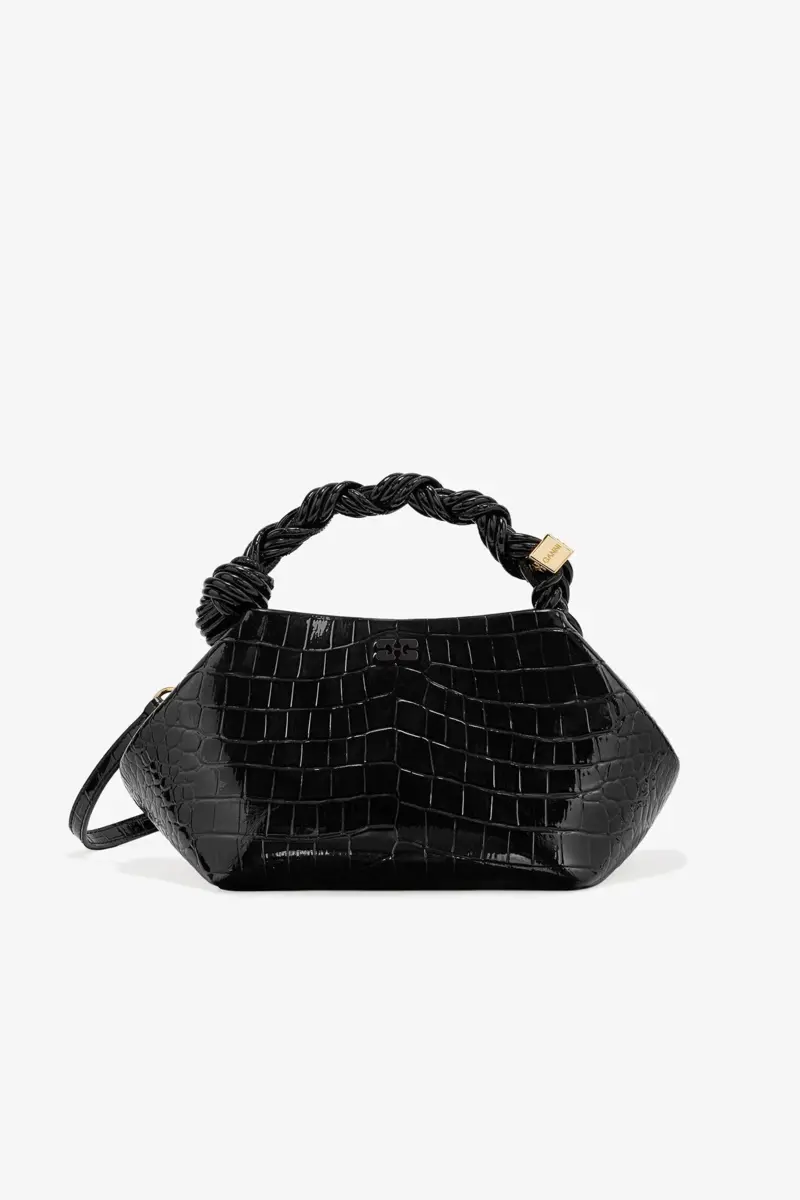 Black Small GANNI Bou Bag