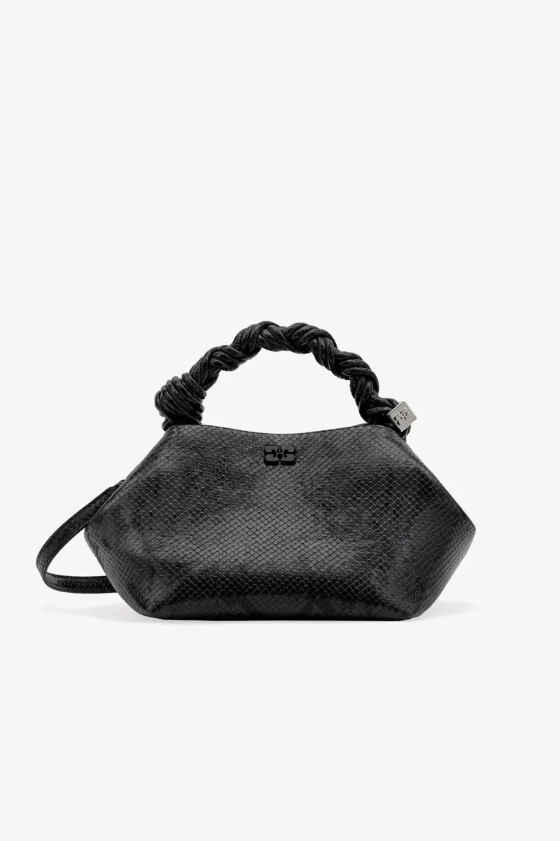 Black Snake Small GANNI Bou Bag