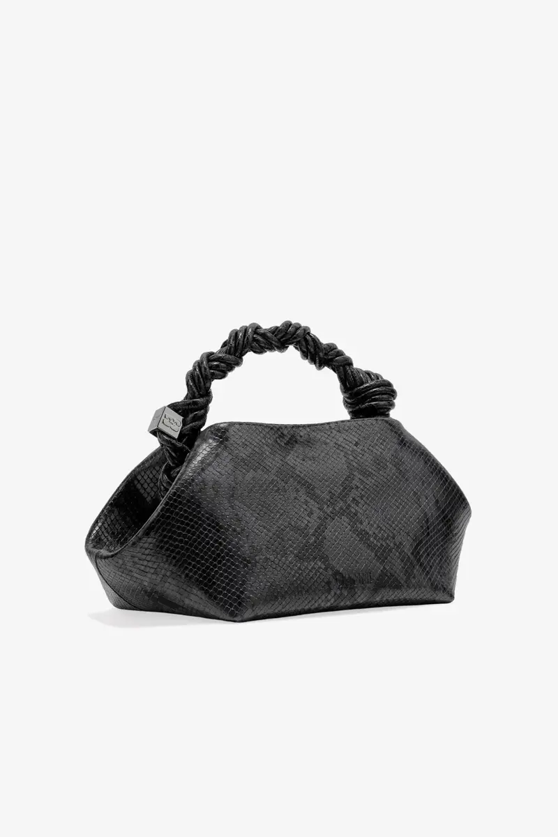 Black Snake Small GANNI Bou Bag
