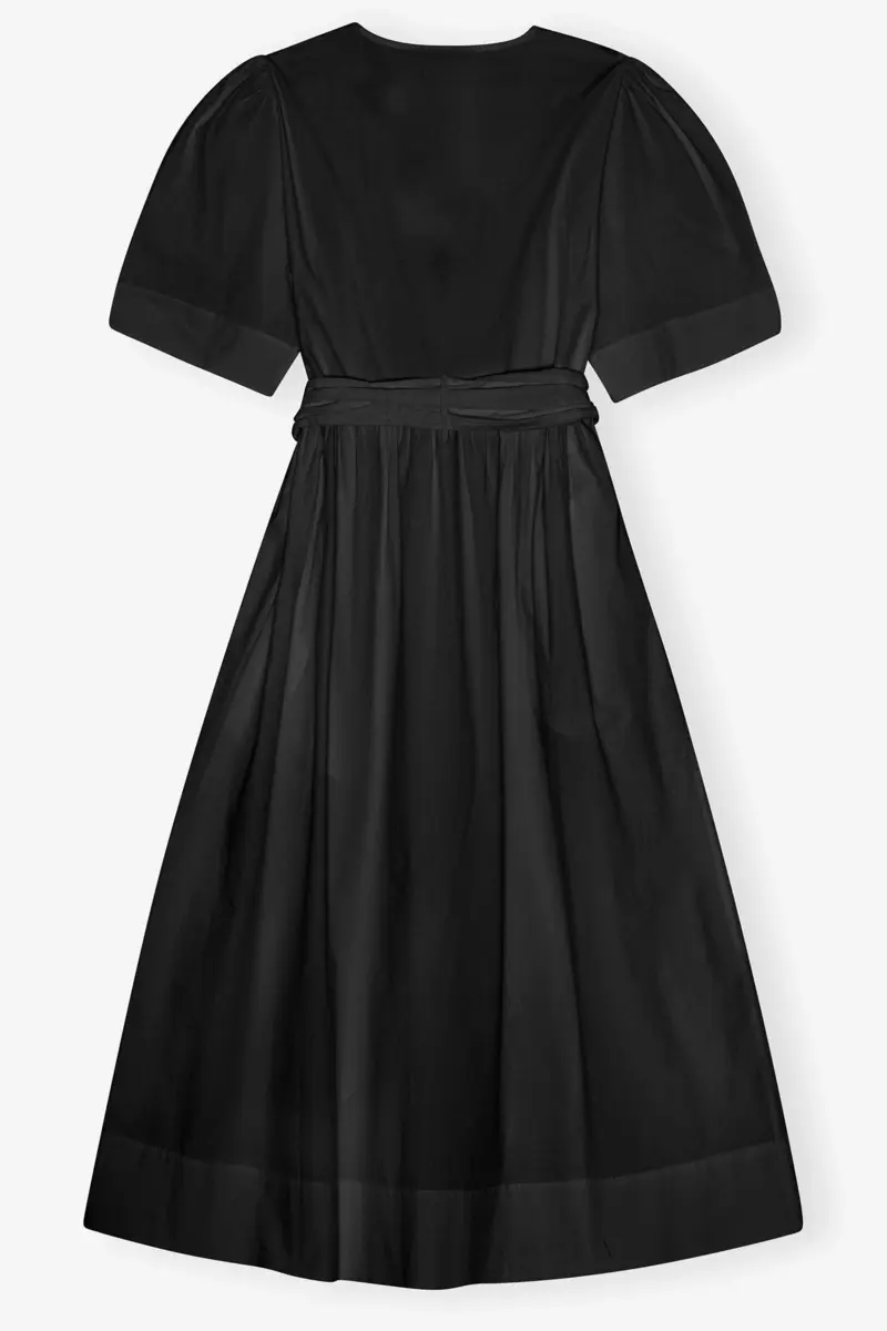 Black Stretch Cotton Dress
