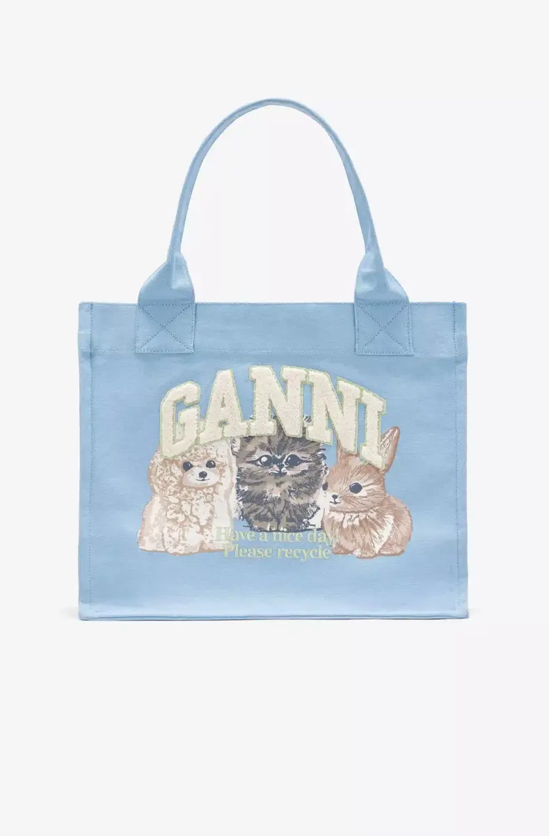 Blue Animal Large Tote