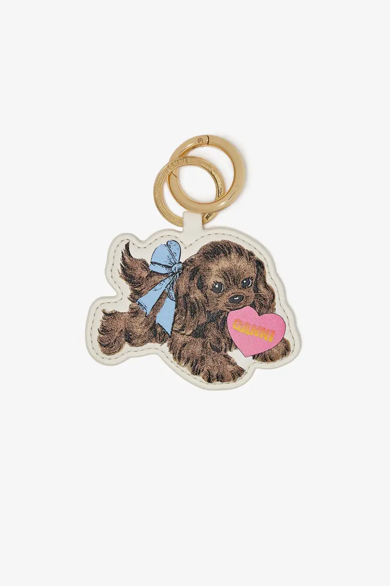 Brown Puppy Keyring