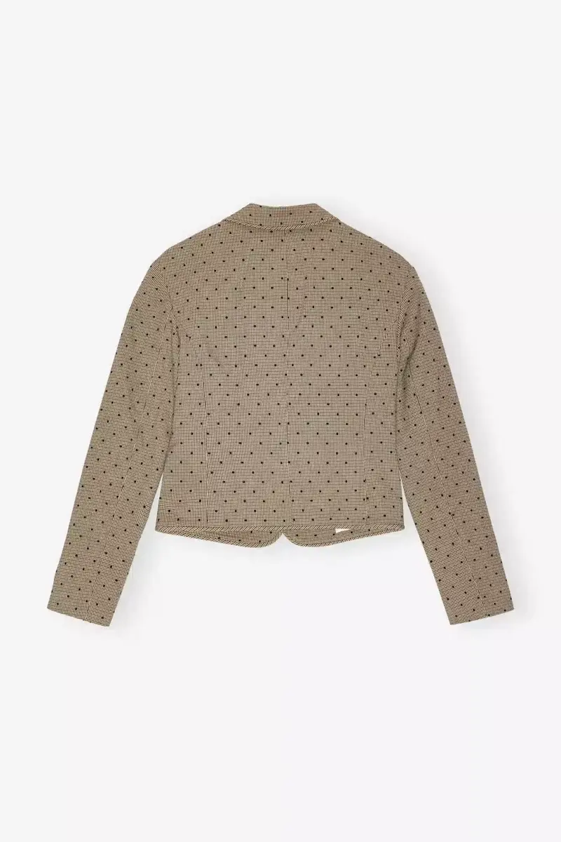 Flock Check Suiting Blazer Flock Check Suiting Blazer