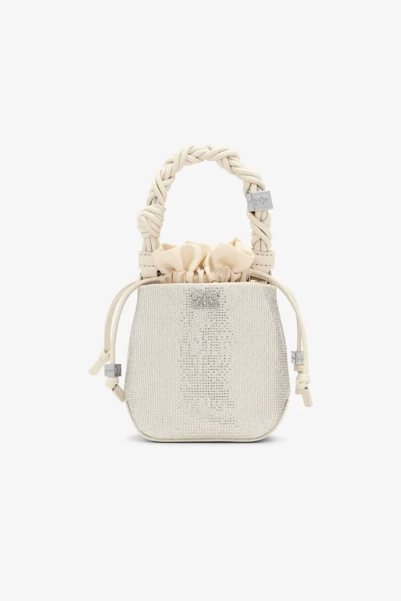 Ivory Mini GANNI Bou Bucket Bag