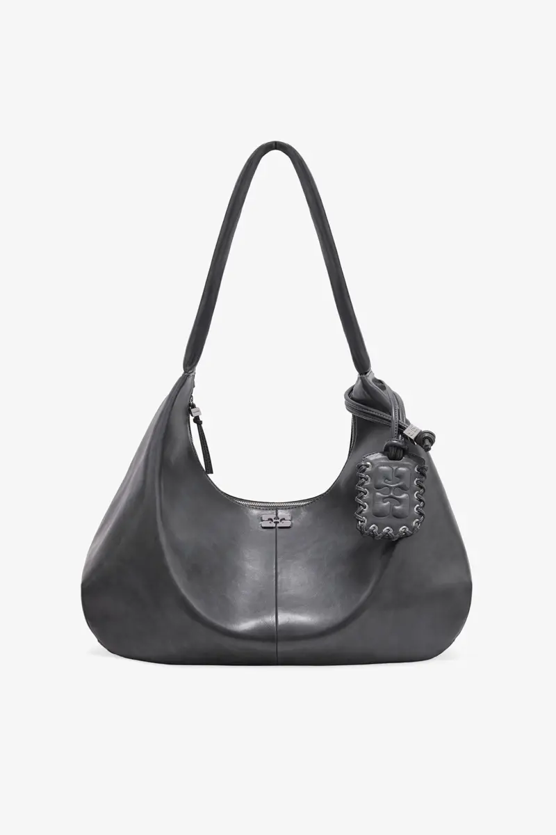 Steal Grey XXL Hobo Bag